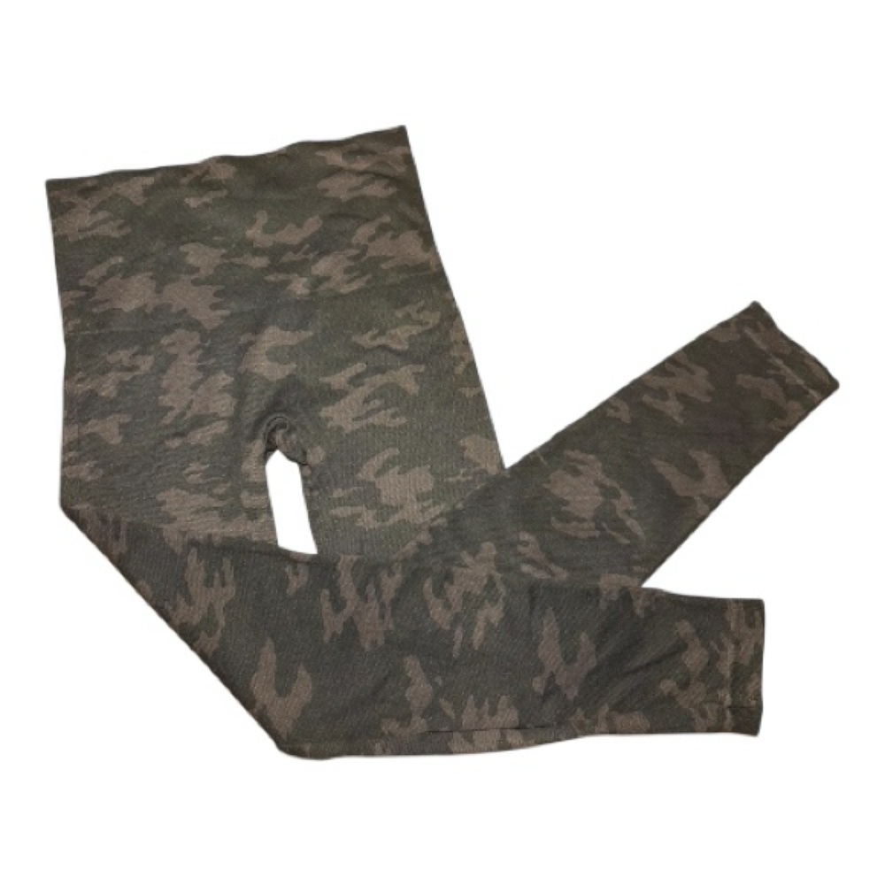 SPANX charcoal and gray Camouflage Leggings women’s Large